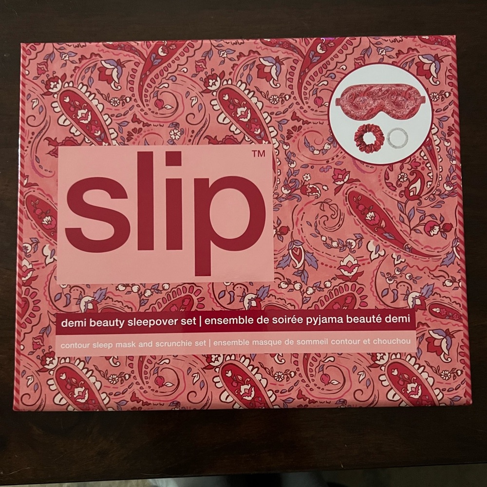 Slip Paisley Contour Sleep Mask and Scrunchie Set